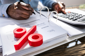 Corporate tax and interest rate percent