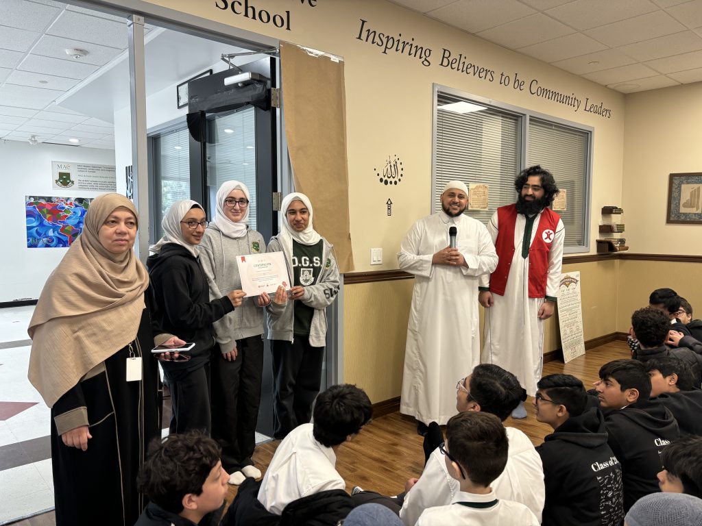 Olive Grove students receive certificates for raising the most funds Olive Grove students receive certificates for raising the most funds