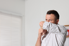 Man feeling bad smells-Do Spouses Share Hygiene and Cleanliness Rights in Islam?