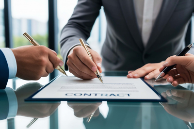 people signing contract-Is It Permissible to Continue a Contract After Discovering Company Issues?