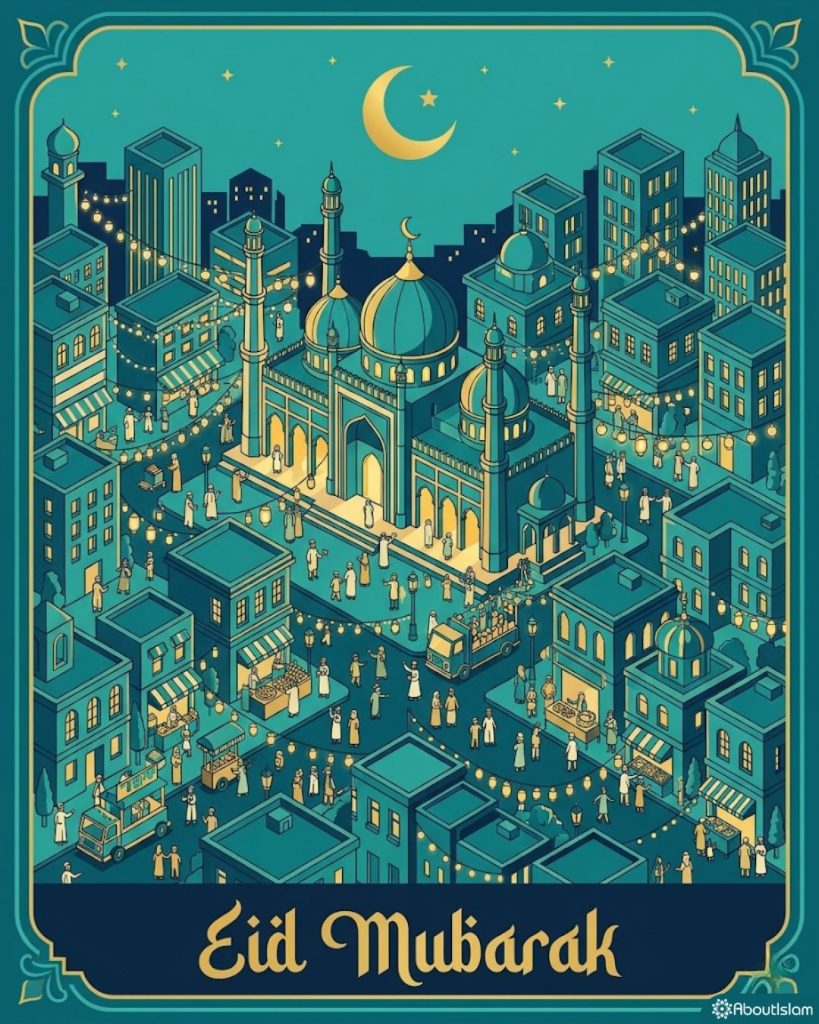 30+ Beautiful Cards for Eid Al-Fitr 1447/2026 - About Islam 30+ Beautiful Cards for Eid Al-Fitr 1447/2026 - About Islam