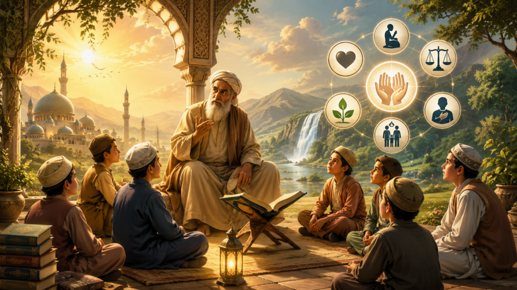 Luqman's wisdom on Quranic personality development