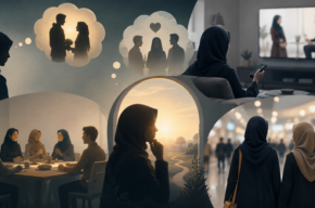 Muslim women reflecting on non-mahram interactions and modesty